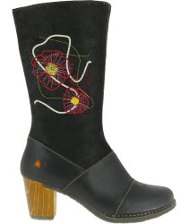 Чоботи Art 1246 memphis-lux suede black / salzburg