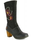 Сапоги Art 1246 memphis-lux suede black / salzburg