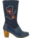 Сапоги Art 1246 memphis-lux suede blue / salzburg