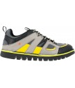 сникеры art 1581 multi leather grey-yellow / ontario