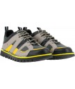 сникеры art 1581 multi leather grey-yellow / ontario
