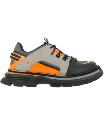 сникеры art alternative 1650 multi leather grey-orange / art core 1
