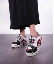 сникеры art alternative1640 multi leather white / art core 2
