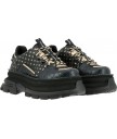 сникеры art alternative 1640s multi leather black mix / art core 2