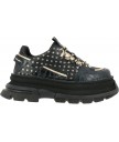 сникеры art alternative 1640s multi leather black mix / art core 2