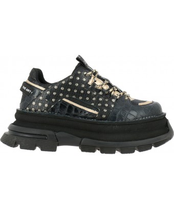 сникеры art alternative 1640s multi leather black mix / art core 2
