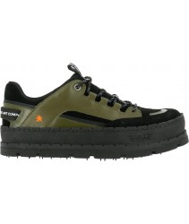 снікери unisex art 1770 multi leather black-kaki / blue planet
