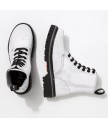 ботинки art 1166f suede painted white / marina