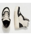 Сникеры Art 1536 Nappa Black-Cream/Brighton