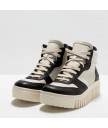Сникеры Art 1536 Nappa Black-Cream/Brighton