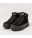 сникеры art 1772 silk suede black / blue planet
