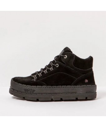 сникеры art 1772 silk suede black / blue planet