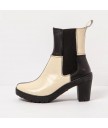 Челси Art 1762 Nappa-Flash Cream-Black / Travel