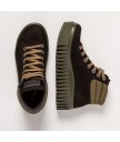 снікери art 1532 nobuck black-kaki / brighton