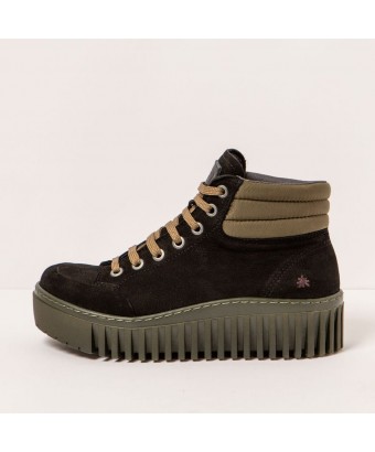 снікери art 1532 nobuck black-kaki / brighton