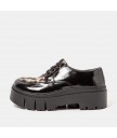 Туфлі art 1765 nappa shinny black-leopard / leeds