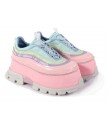 сникеры art alternative + dominnico 0132t multi leather multi rose/dominnico