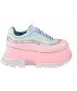 сникеры art alternative + dominnico 0132t multi leather multi rose/dominnico