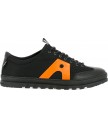 кеды art 1527 multi leather black-orange/mainz