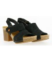 босоножки art 1692 skin back black/soho