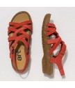 сандалии анатомические art 1507 skin back coral/antibes