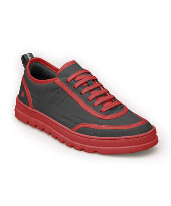 кеди art 1529 nylon black-red/mainz