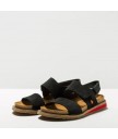 сандалии art 1614 skin back black/weimar