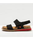 сандалии art 1614 skin back black/weimar