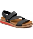 сандалии art 1615 skin back black/weimar