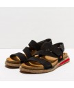 сандалии art 1615 skin back black/weimar