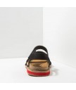 сандалии art 1615 skin back black/weimar