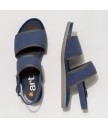 сандалі art 1811 micro suede navy/larisa