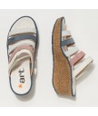 шлёпанцы art 1861 multi leather white/parma