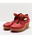 босоножки art 1862 grass waxed coral/parma