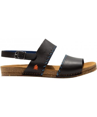 сандалі art 0388 grass waxed black / сreta