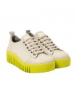 Сникеры Art 1535 Nappa Cream-Pistacho/Brighton