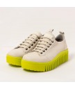 Сникеры Art 1535 Nappa Cream-Pistacho/Brighton