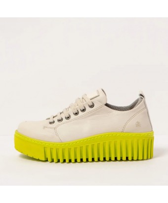 Сникеры Art 1535 Nappa Cream-Pistacho/Brighton