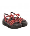Босоножки Art 1576F Metalizado Red/Brighton