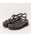 Босоножки Art 1576F Metalizado Black/Brighton