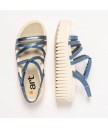 Босоножки Art 1576F Metalizado Blue/Brighton
