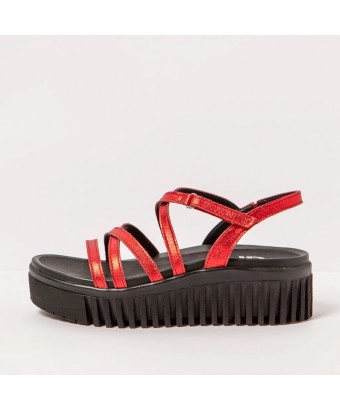 Босоножки Art 1576F Metalizado Red/Brighton