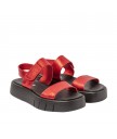 Сандалии Art 1854F Metalizado Red-Black/Malaga