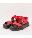 Сандалии Art 1854F Metalizado Red-Black/Malaga