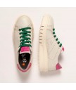 сникеры art 1786 nappa cream-fuxia/belleville