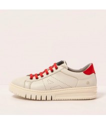 снікери art 1786 nappa cream-red/belleville