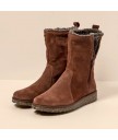 Сапоги El Naturalista N5633 Silk Suede Chocolate / Felsen
