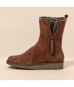 Сапоги El Naturalista N5633 Silk Suede Chocolate / Felsen