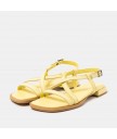 сандалии art 2001 nappa shinny pale yellow / bergamo