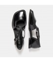 туфли art 2002 nappa shinny black / bergamo